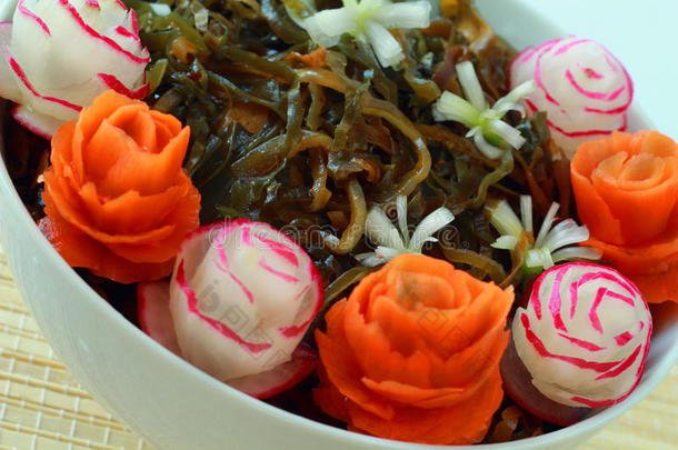 胡萝卜萝卜装饰的海白菜