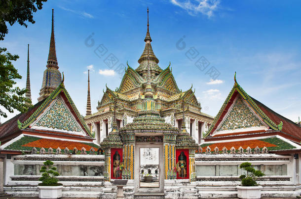 佛教寺院，曼谷寺，地标和泰国第一旅游景点。