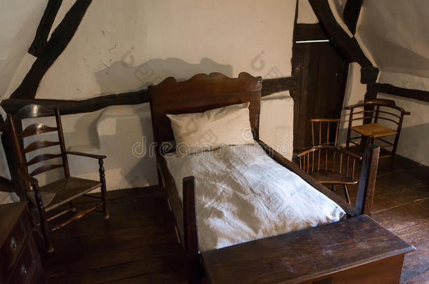 中世纪乡村风格的卧室