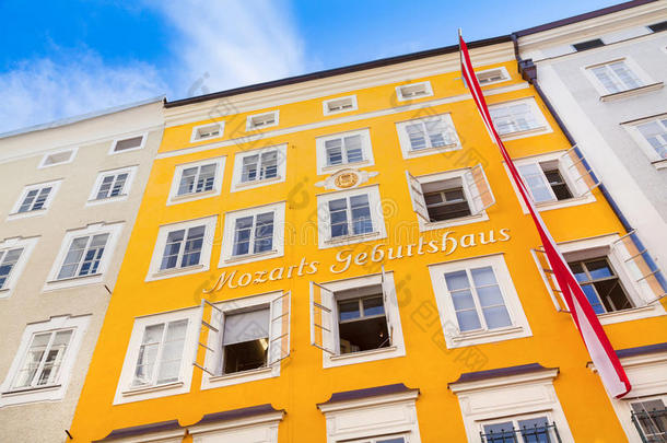 奥地利萨尔茨堡著名作曲家莫扎特的出生地