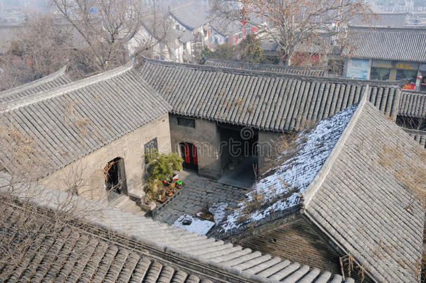中国城的屋顶