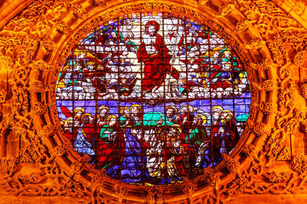 基督升天彩色玻璃塞维利亚大教堂