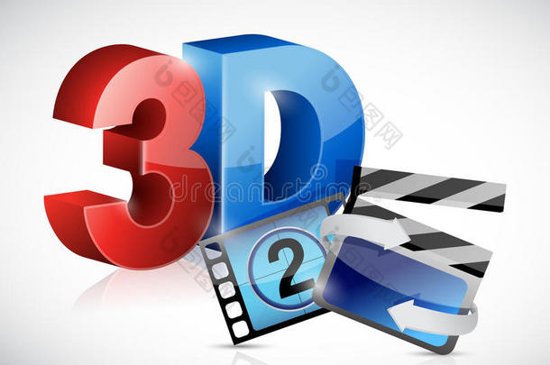 3d<strong>电影</strong>概念图