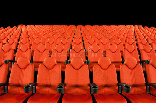 空电影院-红色座位