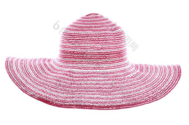 粉色夏季帽