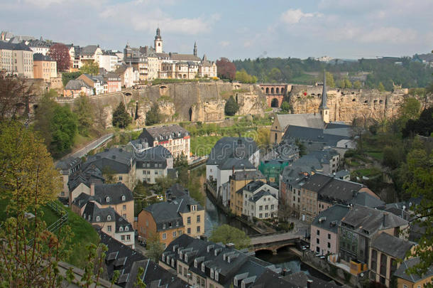 卢森堡城市全景图