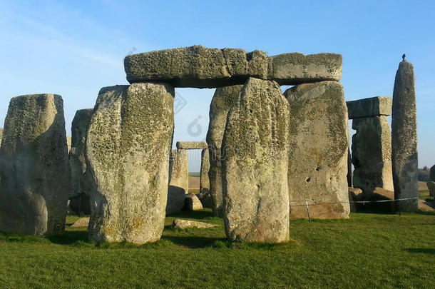 英国著名而神秘的巨石阵。