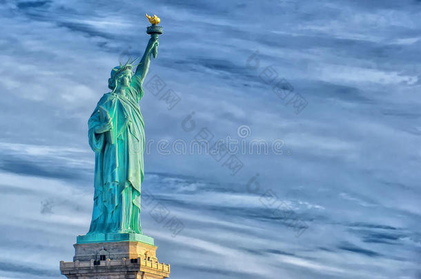 自由女神像-曼哈顿-自由岛-纽约
