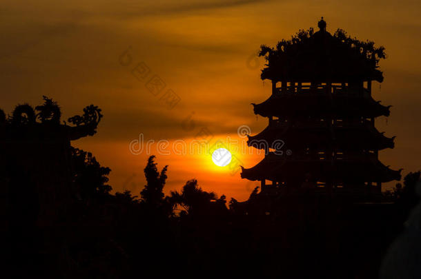 中国建筑风格剪影