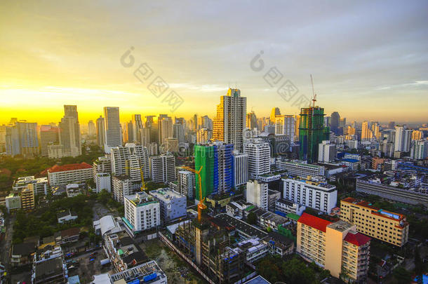 曼谷城市剪影
