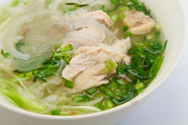 越南鸡肉玻璃面汤