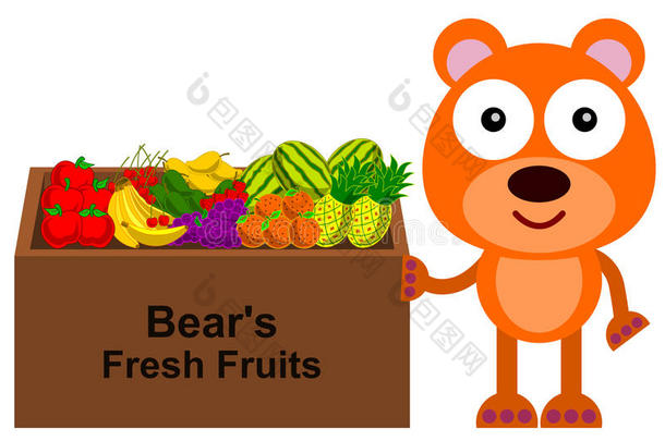 熊的水果摊