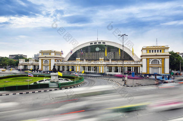 交通便利的现代城市曼谷中央<strong>火车站</strong>（华兰虹<strong>火车站</strong>）泰国。