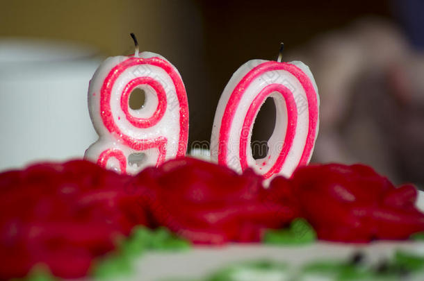 90岁生日蛋糕蜡烛