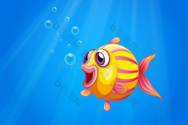 海底的<strong>彩色泡泡</strong>鱼