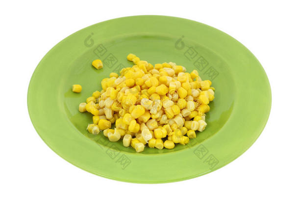 金白玉米粒绿盘
