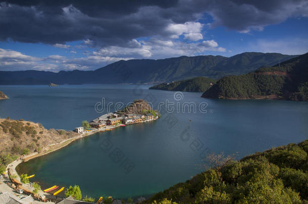 泸沽湖丽阁半岛