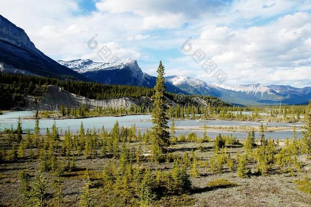 北萨斯喀彻温河，加拿大落基山脉，加拿大