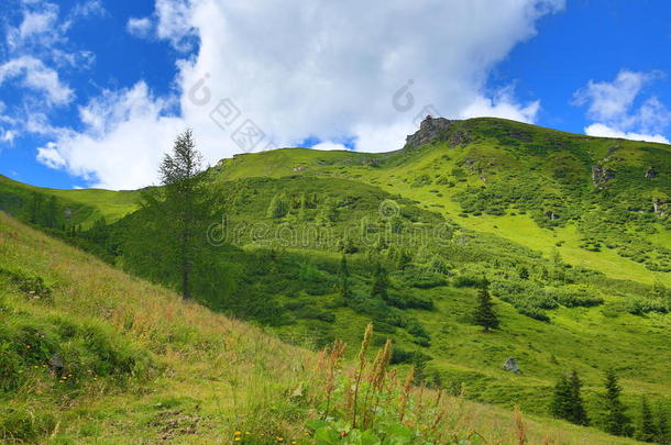 展望，从stubnerkogel出发的路，bad gastein，缆索，奥地利