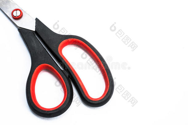 黑色和红色剪刀