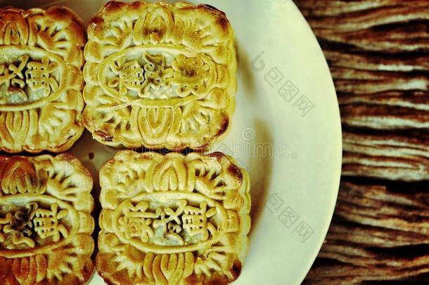 中秋月饼-中国甜点