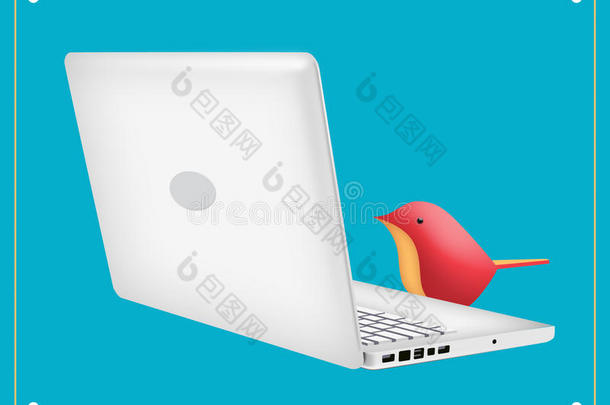 笔记本电脑鸟