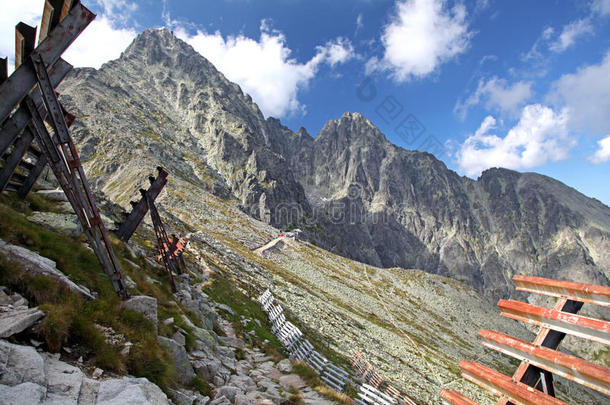 从velka lomnicka veza-斯洛伐克高塔特拉斯峰（high tatras）俯瞰