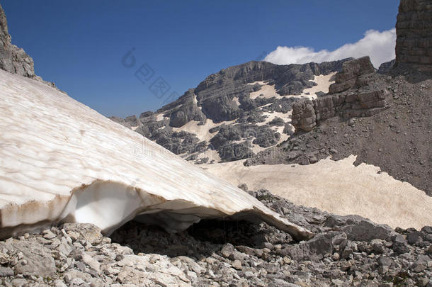 阿尔巴尼亚阿尔卑斯山的最高峰