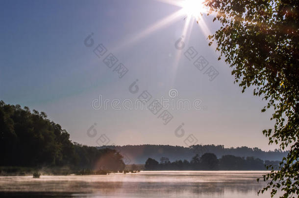 太阳，河流，早晨