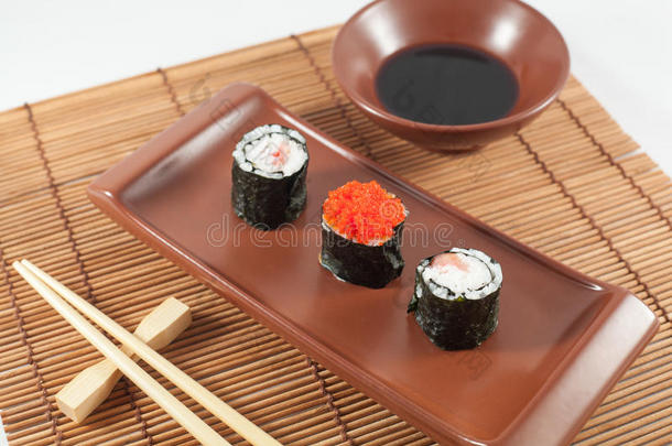 酱油筷子寿司菜单