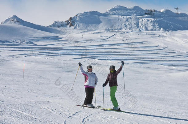 卡普兰滑雪胜地，。奥地利