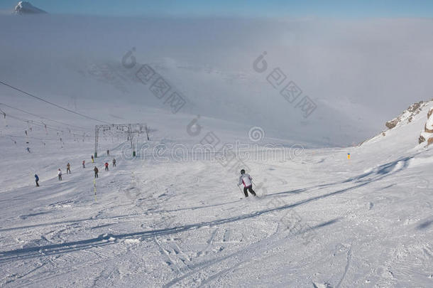 卡普兰滑雪胜地，。奥地利