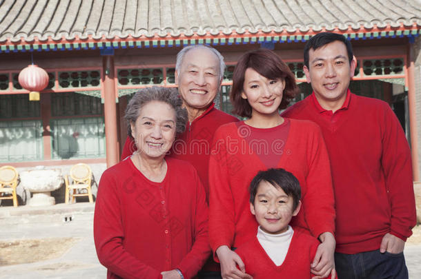 中国传统<strong>院落</strong>中的多代家庭