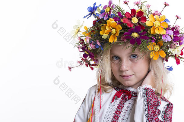 乌克兰民族服装美女