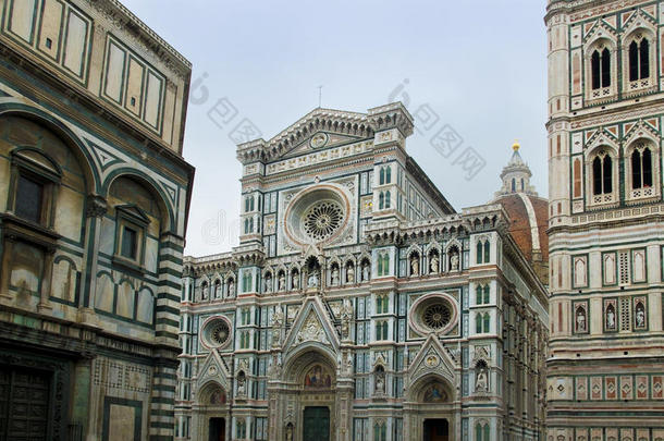 佛罗伦萨歌剧院圣玛丽亚大教堂。意大利佛罗伦萨