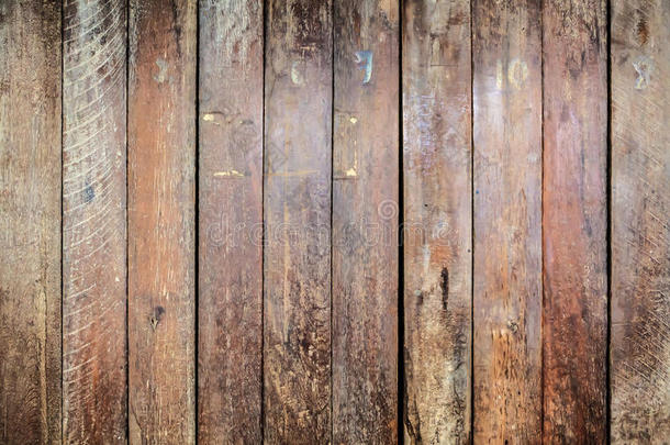 条纹棕色木板木墙