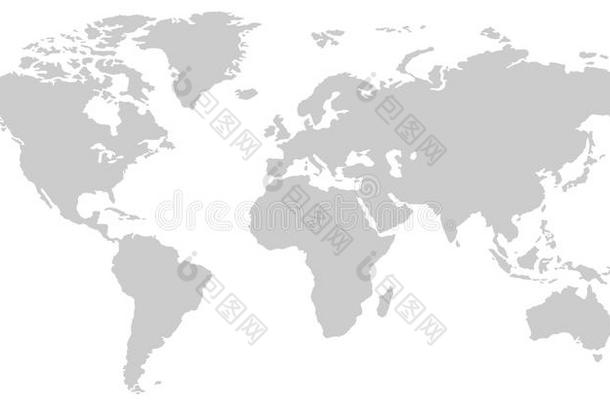 黑白竖线图案世界地图底图