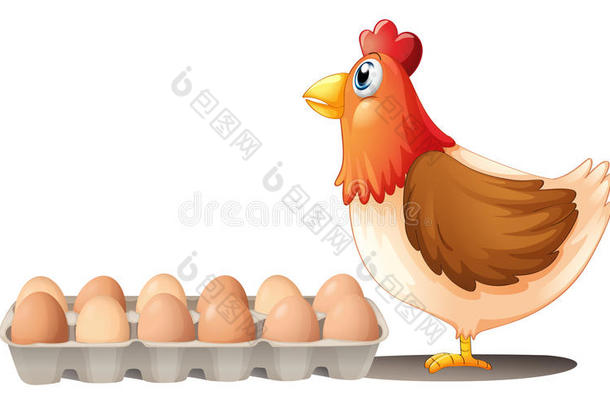 一只鸡和一盘鸡蛋