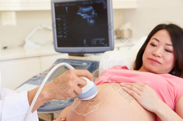 孕妇进行4d超声扫描