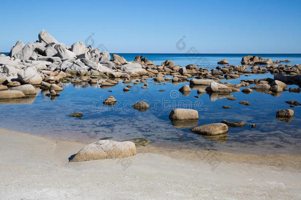 野生岩海海岸线