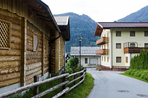 奥地利山区的小村庄