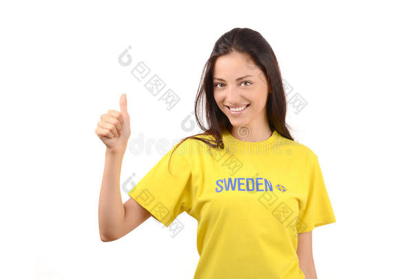 为瑞典竖起大拇指。
