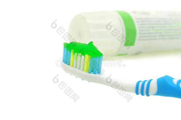 牙科护理牙刷和牙膏