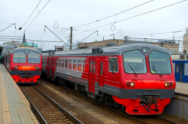 莫斯科<strong>客运站</strong>台列车