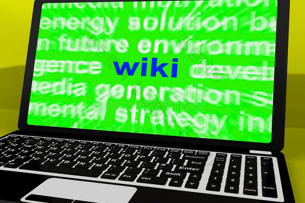 wiki笔记本电脑在i上显示在线网站知识或百科全书