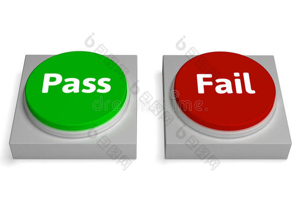 通过失败按钮显示通过或失败