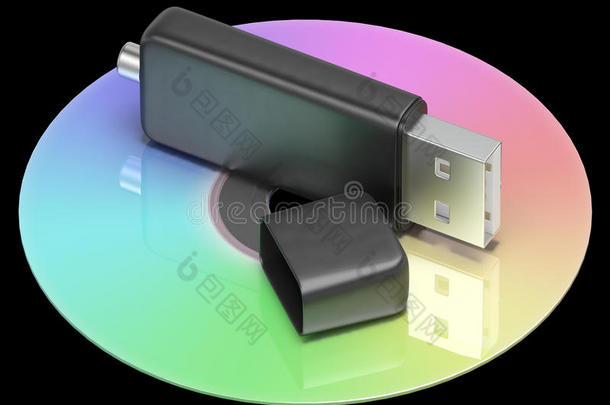 usb和dvd存储器显示便携式存储器