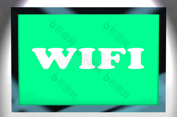 wifi互联网屏幕显示热点wi-fi