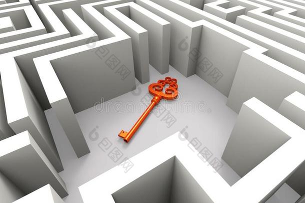 迷宫中丢失的密钥显示安全解决方案