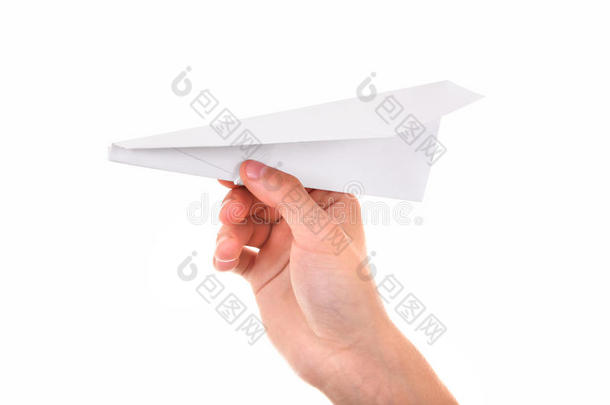 手中的<strong>纸飞机</strong>